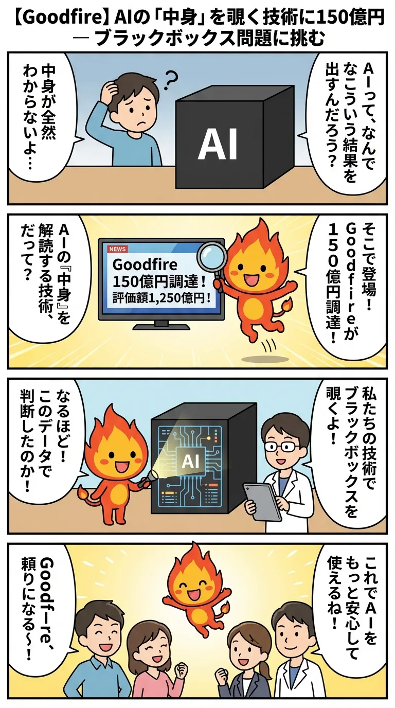 【Goodfire】AIの「中身」を覗く技術に150億円 — ブラックボックス問題に挑む