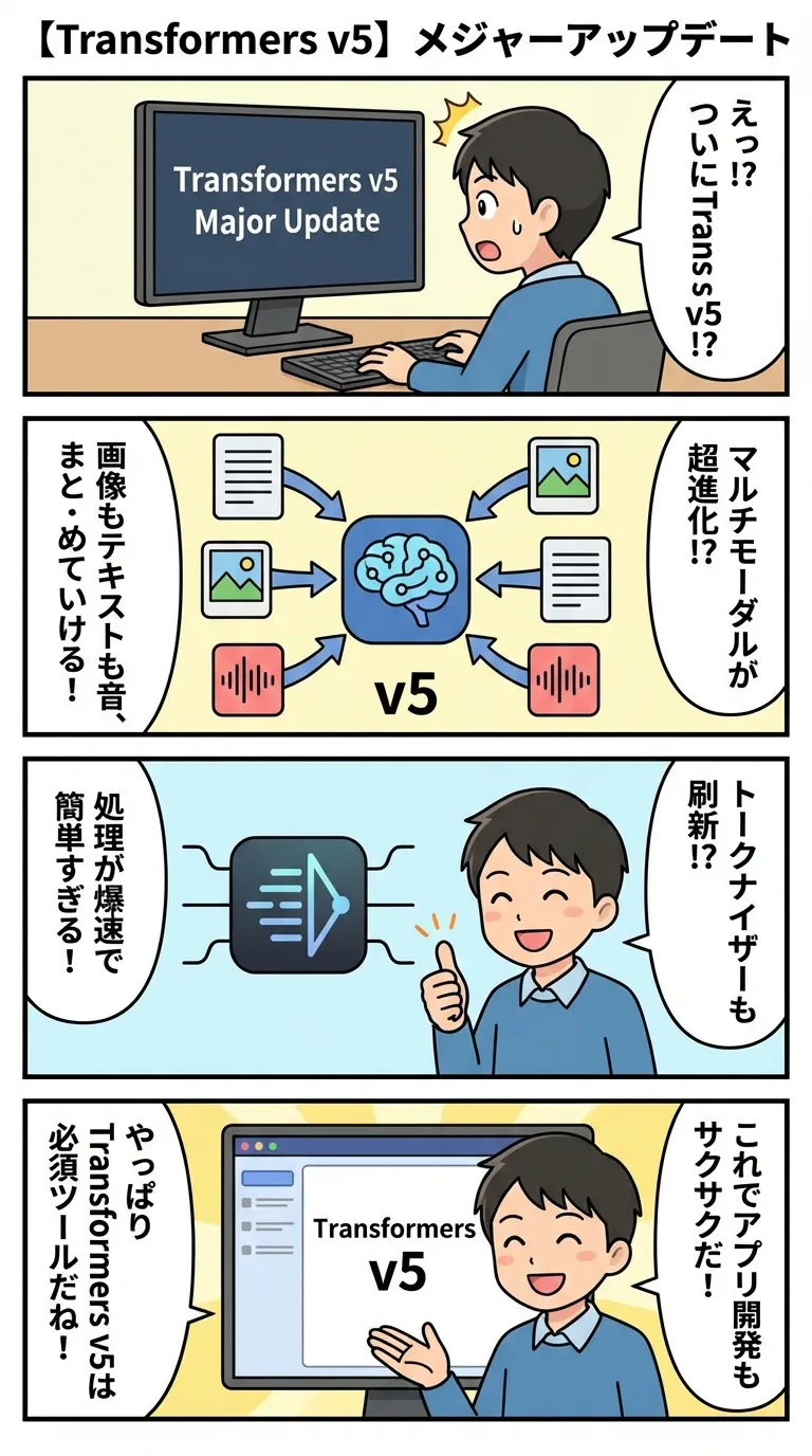 【Transformers v5】Hugging Faceの定番ライブラリがメジャーアップデート
