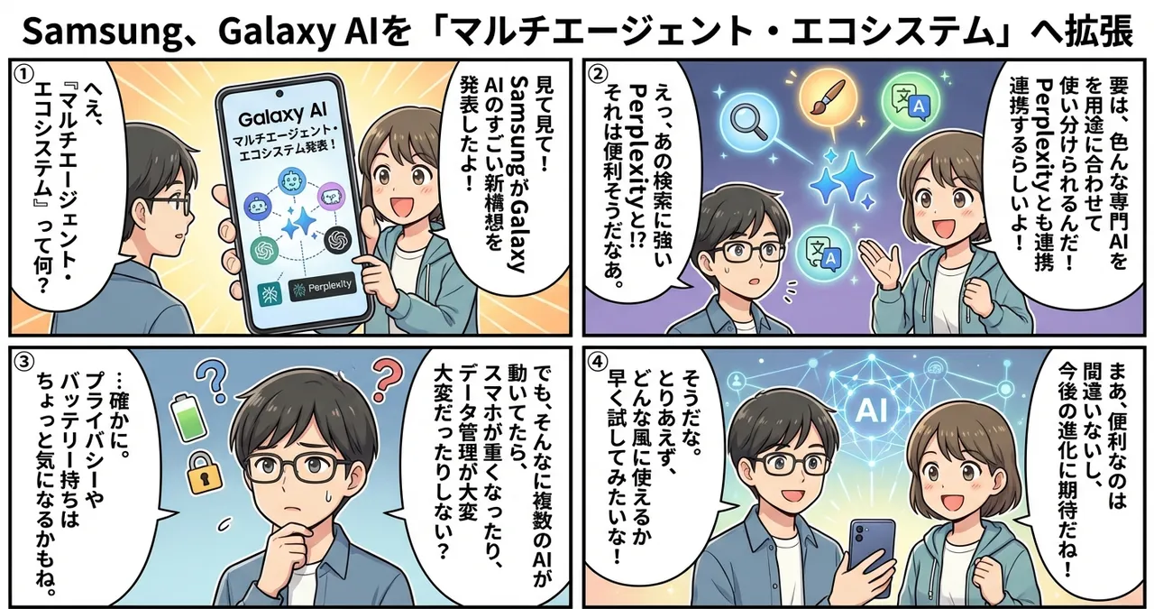 【Galaxy AI】Samsungが提唱する「マルチエージェント・エコシステム」の全貌