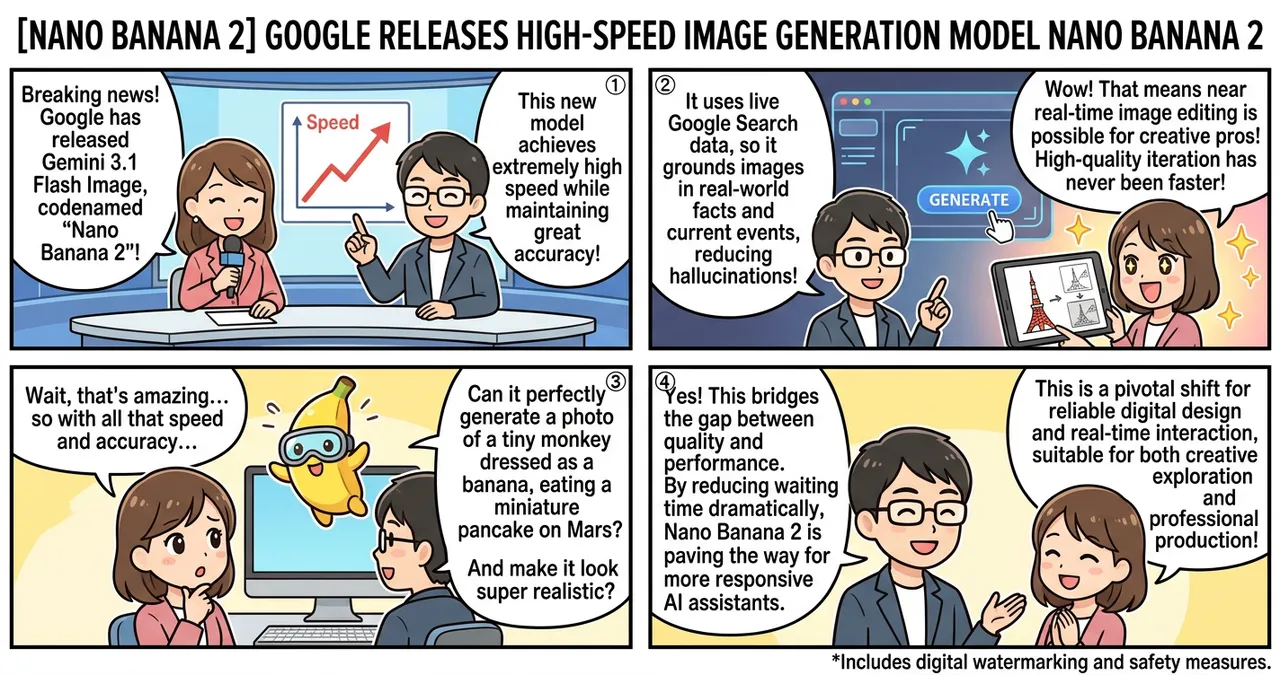 [Nano Banana 2] Google Releases High-Speed Image Generation Model Nano Banana 2