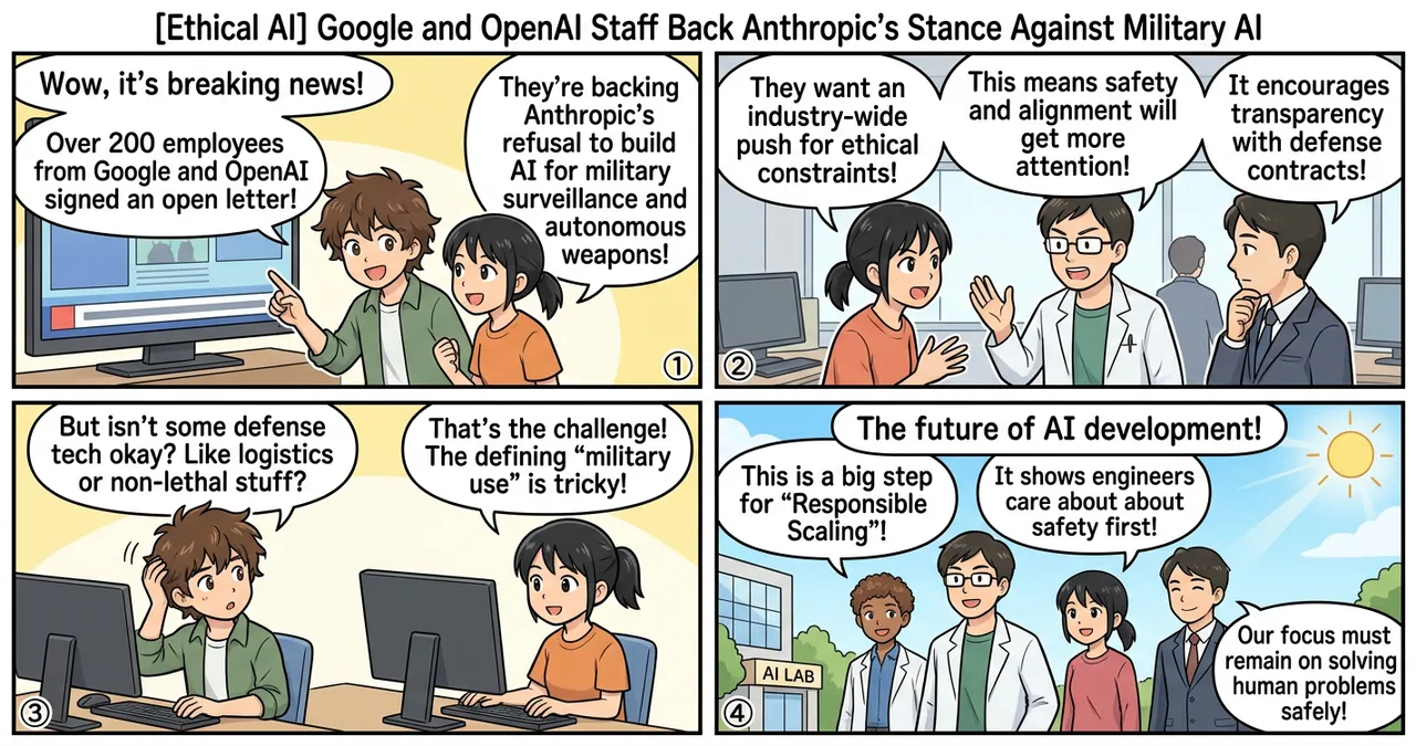 [Ethical AI] Google and OpenAI Staff Back Anthropic’s Stance Against Military AI