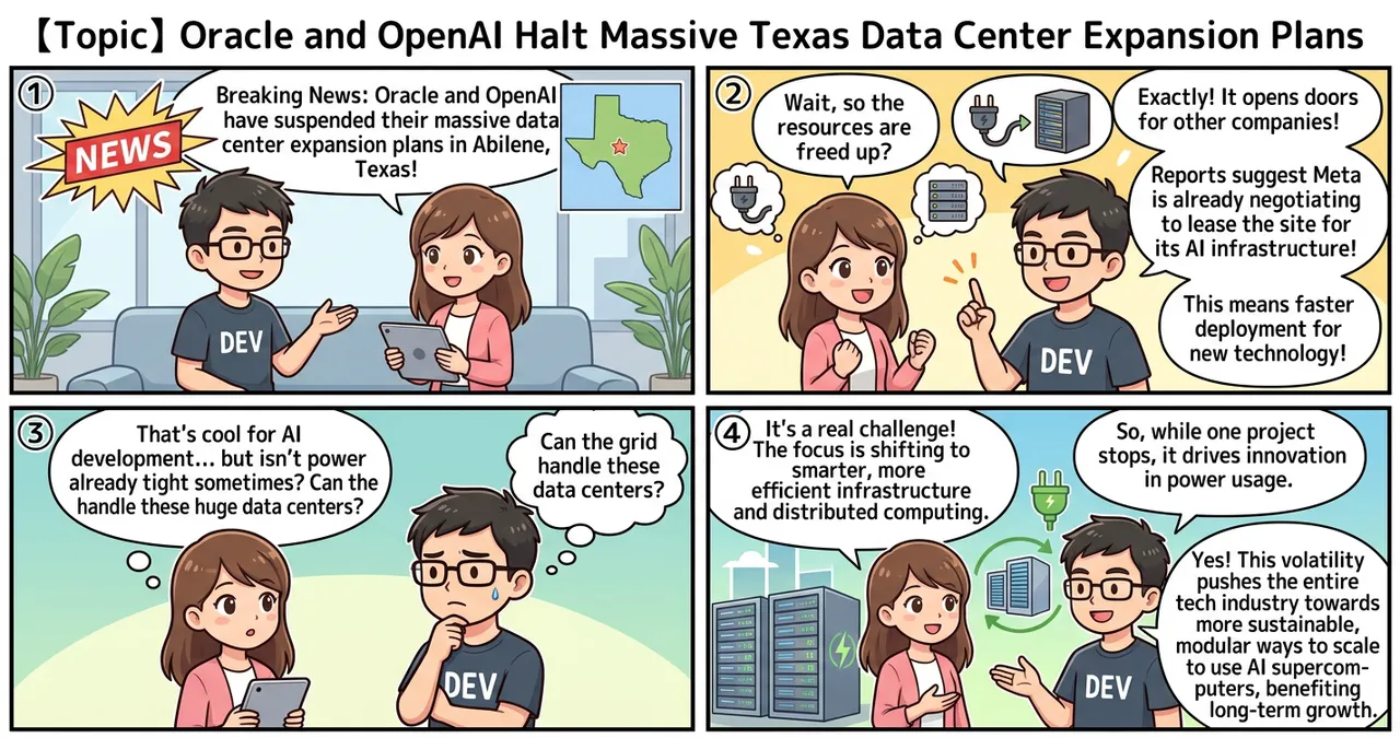[Topic] Oracle and OpenAI Halt Massive Texas Data Center Expansion Plans