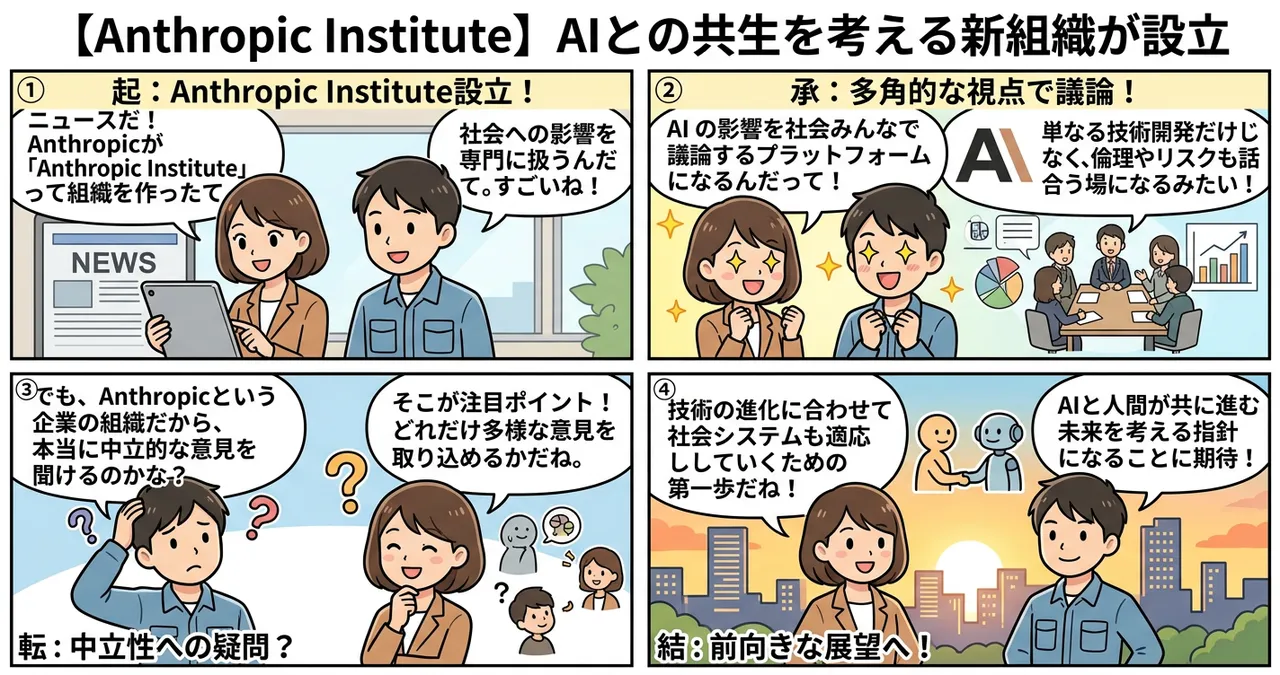 【Anthropic Institute】AIとの共生を考える新組織が設立