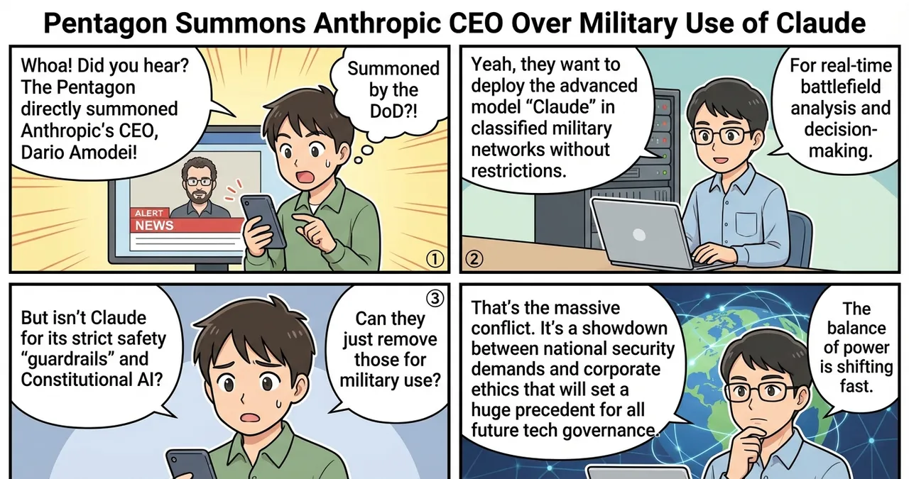 Pentagon Summons Anthropic CEO Over Military Use of Claude