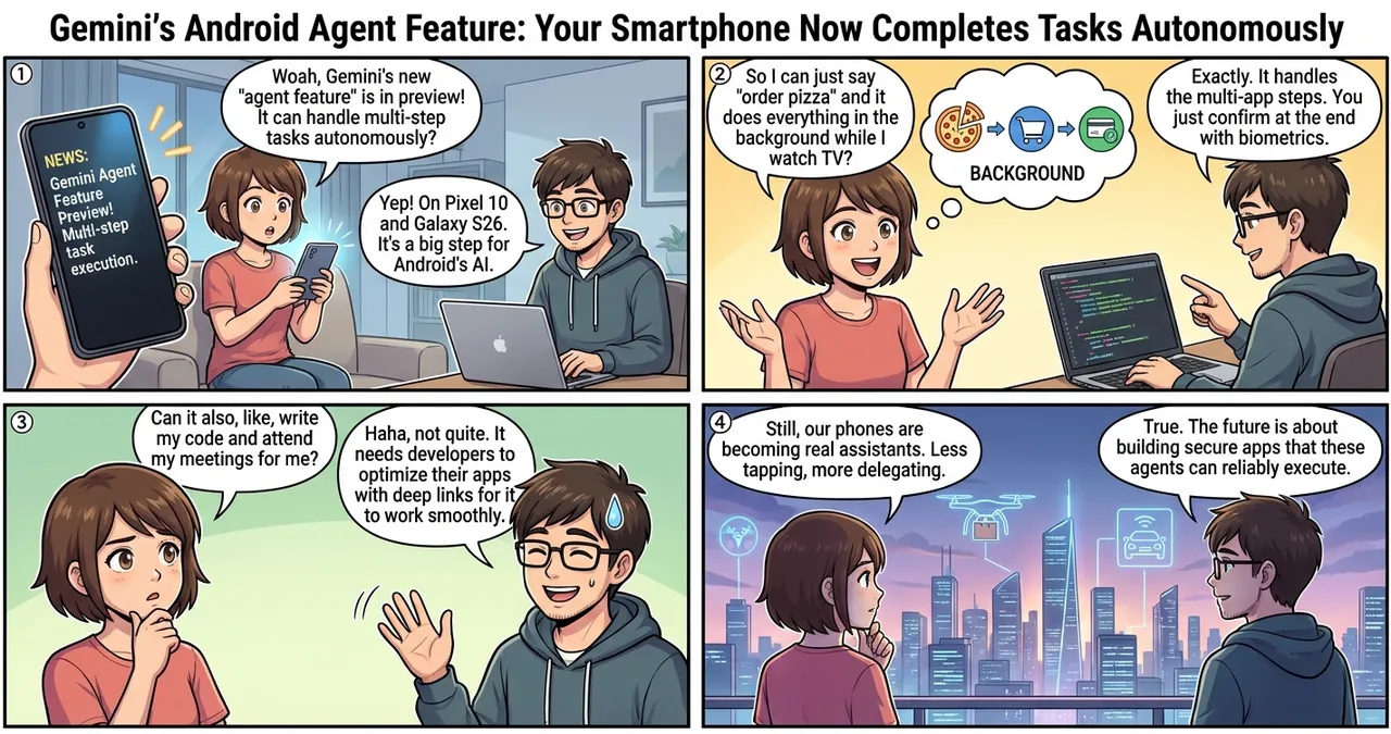 Gemini's Android Agent Feature: Your Smartphone Now Completes Tasks Autonomously
