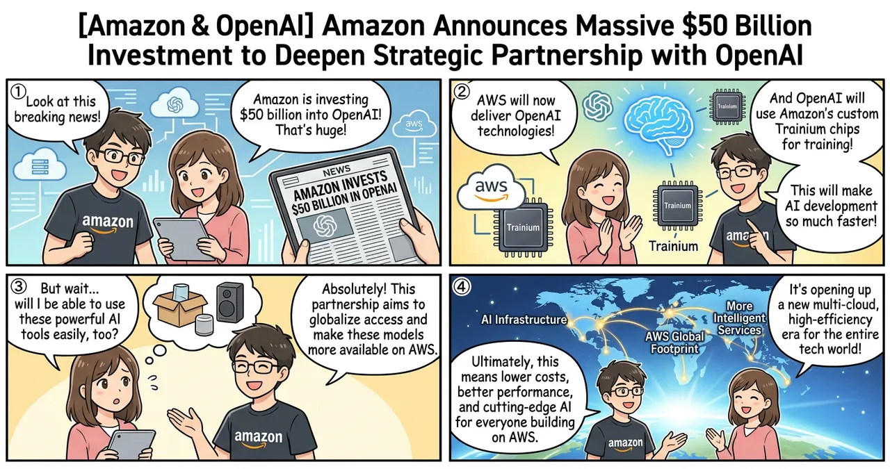 [Amazon & OpenAI] Amazon Announces Massive $50 Billion Investment to Deepen Strategic Partnership with OpenAI