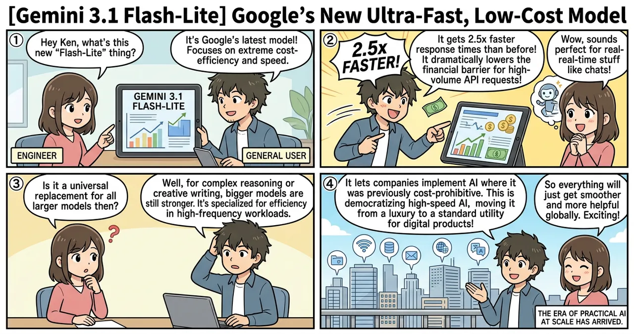 [Gemini 3.1 Flash-Lite] Google’s New Ultra-Fast, Low-Cost Model