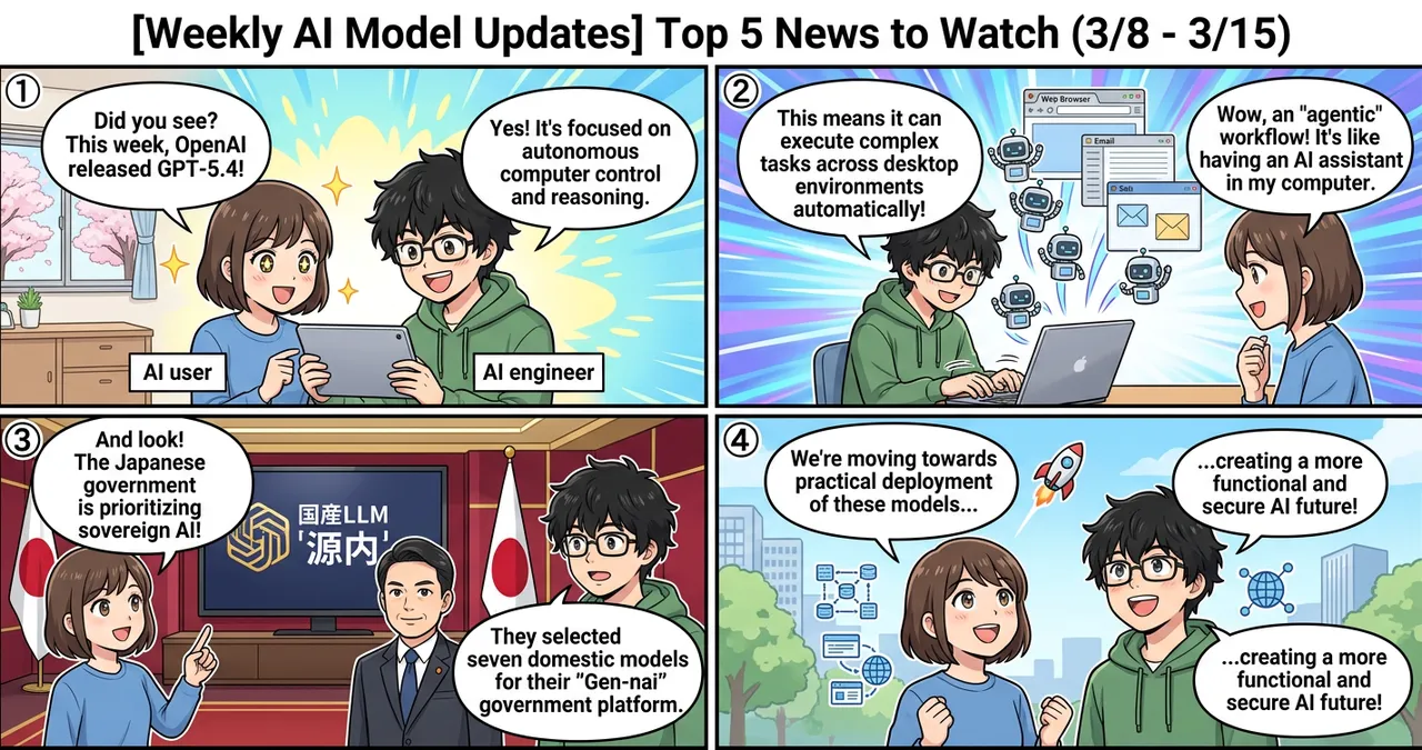 [Weekly AI Model Updates] Top 5 News to Watch (3/8 - 3/15)