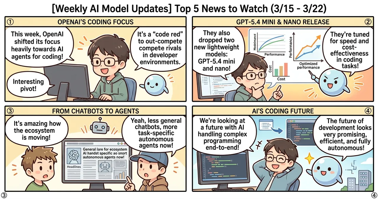 [Weekly AI Model Updates] Top 5 News to Watch (3/15 - 3/22)