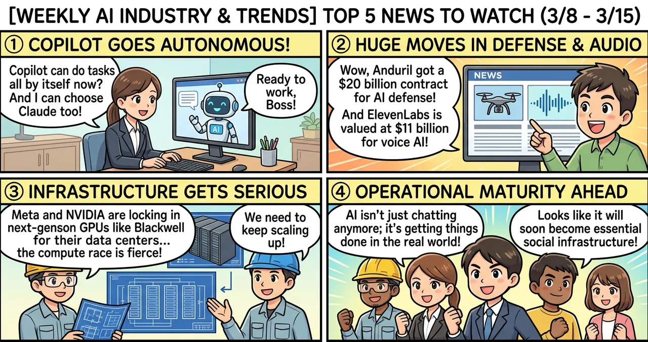 [Weekly AI Industry & Trends] Top 5 News to Watch (3/8 - 3/15)