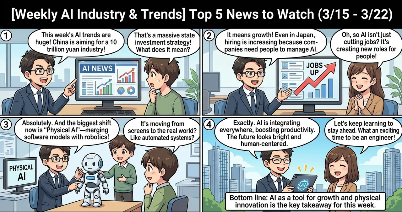 [Weekly AI Industry & Trends] Top 5 News to Watch (3/15 - 3/22)