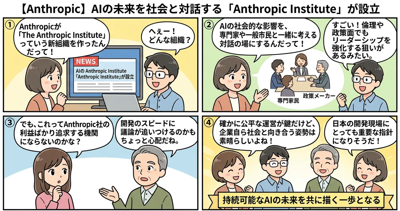 【Anthropic】AIの未来を社会と対話する「Anthropic Institute」が設立