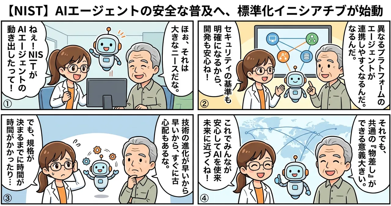 【NIST】AIエージェントの安全な普及へ、標準化イニシアチブが始動