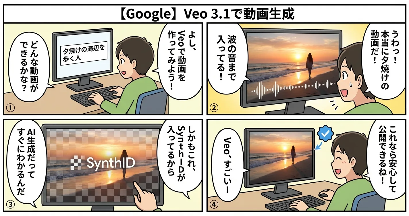 【Veo 3.1】4K動画とネイティブ会話を同時生成 — クリエイターエコノミーを再定義