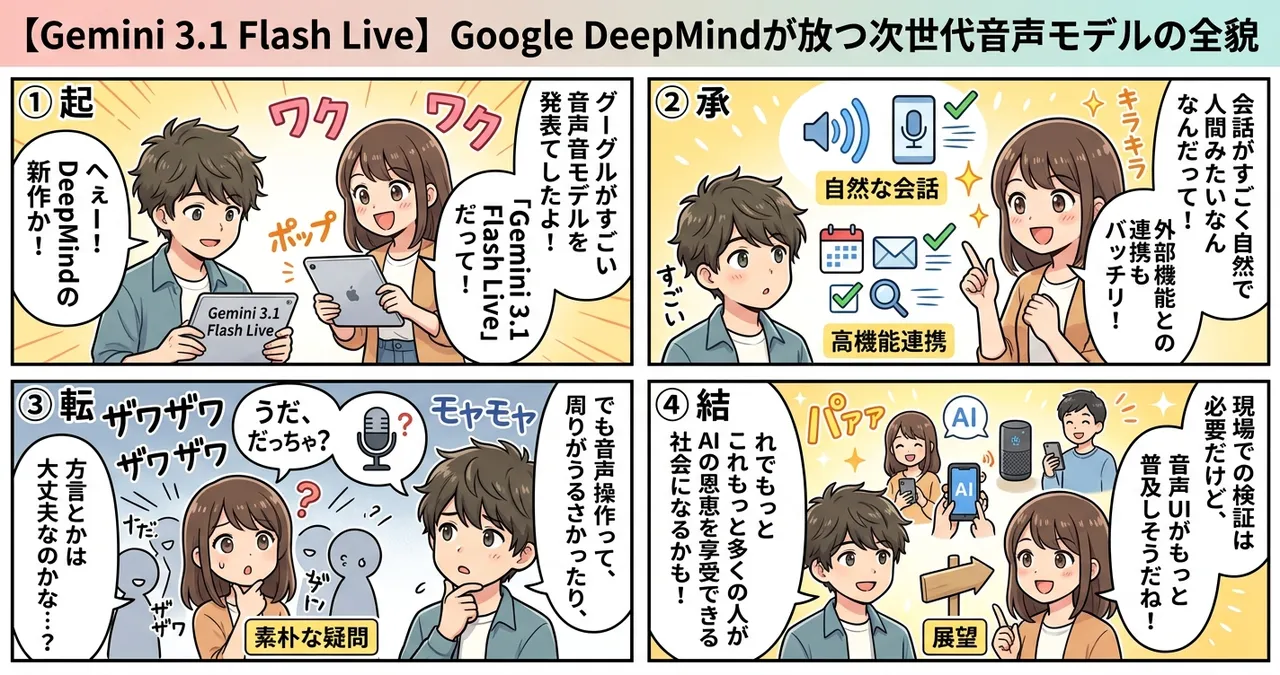 【Gemini 3.1 Flash Live】Google DeepMindが放つ次世代音声モデルの全貌